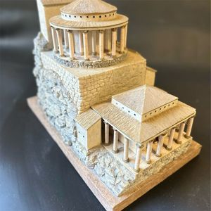 Ceramic Tzedakah Charity Box Masada Synagogue Model Judaica Gift